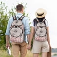 thumbnail image 4 of Honeii Dreamcatcher With Owl Print Canvas Backpack for School & Outdoor,Laptop Excursion Backpack,Notebook School Bookbag For Men Women,for Work, Travel, and Everyday Use-Medium, 4 of 5