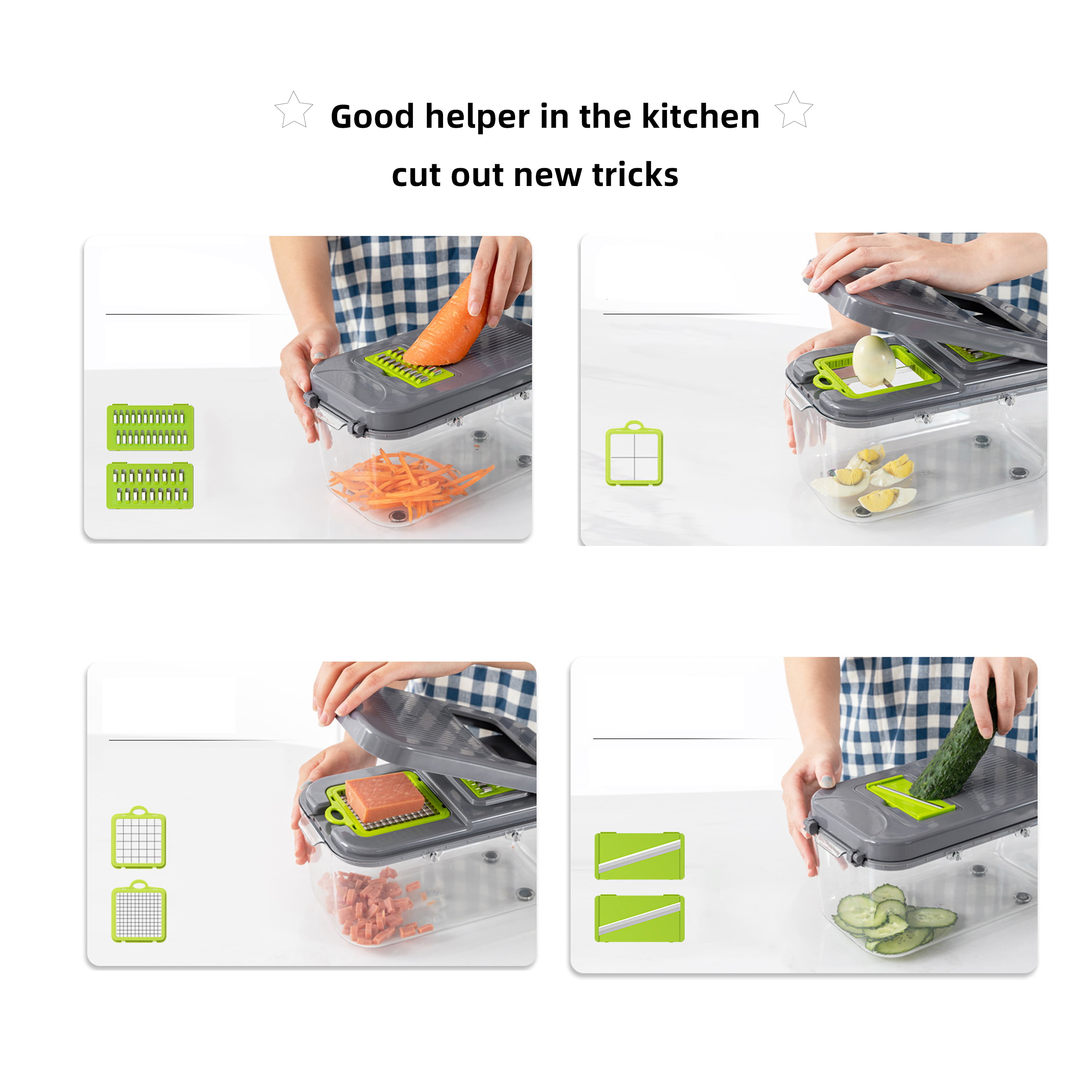 2022 Hot Sale Now)Multi-Purpose Vegetable Slicer Cuts Set, Buy 2 Get Extra  10%