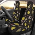 thumbnail image 2 of Pofeuu yellow Pumpkin Corn Print Automotive Car Seat Covers Flat Cloth Full Set Seat Covers,Car Seat Covers front seats for Cars Trucks and SUVs(Two packs), 2 of 7