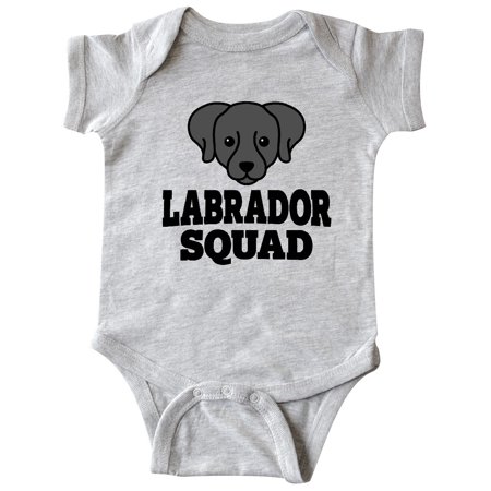 

Inktastic Dog Black Labrador Squad Gift Baby Boy or Baby Girl Bodysuit