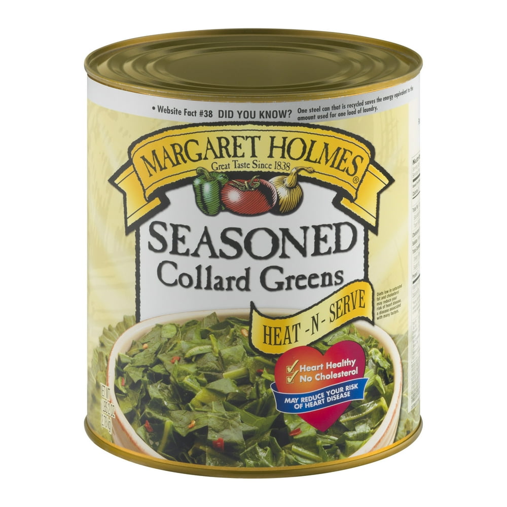 Margaret Holmes Seasoned Heat N Serve Collard Greens, 98 oz Walmart