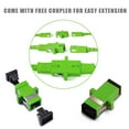 thumbnail image 4 of Bangun 5 Metros Sc/Apc A Sc/Apc Cable De Internet De Fibra Óptica Cable De Conexión Monomodo Blindado Cable De Conexión De Puente De Fibra Óptica - Simplex - 9/125Um - Compatible Con Os1/Os2 Lszh Blan, 4 of 5
