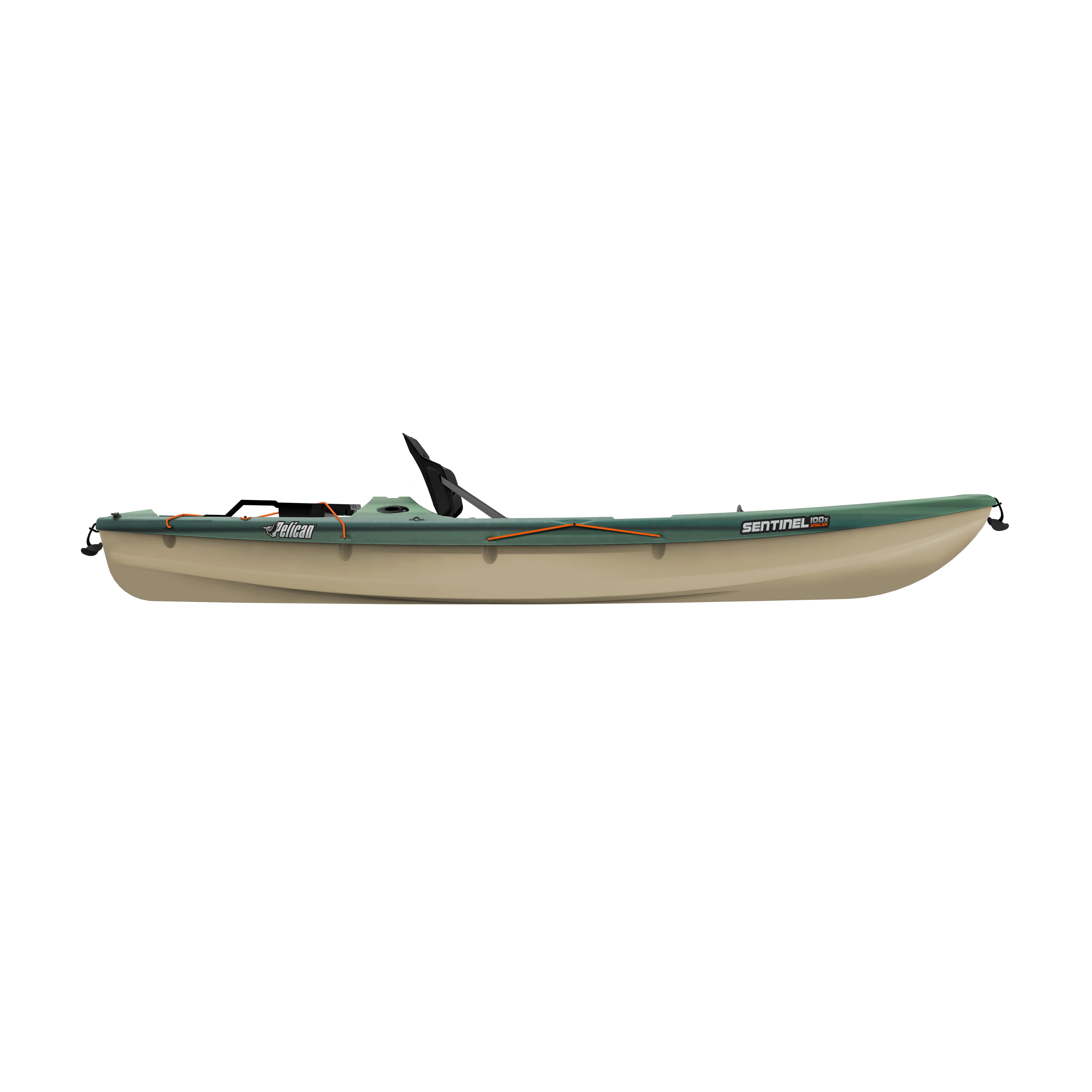 Pelican - Sentinel 100X - Angler Fishing Kayak - 10 ft - Fade Black Green