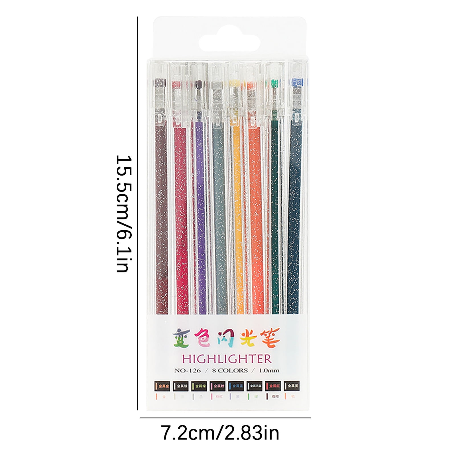 3 Set of Flash Gel Pen Color Pen Shiny Highlighter For Adult Crafting Doodling Drawing 12ml