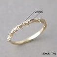 thumbnail image 2 of K-KED 925 Silver Filled Ring Fashion Cubic Zircon Wedding Women Band Delicate Jewelry Sz 6-10-7-Rose Gold, 2 of 6
