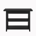 thumbnail image 4 of Better Homes & Gardens Reading Wood Kitchen Island with 2 Shelves and Drawers, Black Color, 4 of 11