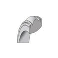 thumbnail image 2 of Gem & Harmony Mens Double Milgrain Wedding Band Ring in Sterling Silver (7mm) for Men, 2 of 6
