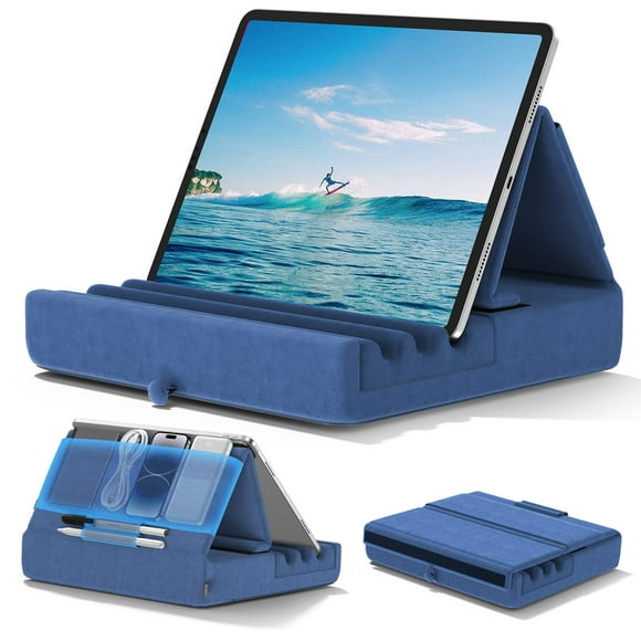 Soporte de almohada para tableta KDD plegable para iPad, para regazo, cama y escritorio