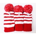 thumbnail image 1 of 3pcs Golf Club Cover Wooden Club Cover Golf Knit Club Cover, 1 of 3
