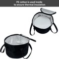 thumbnail image 4 of 1 Set Round Pie Carrier 11 X 7 Inch with Dish Tray ，Pie Carrier with Lid And Handle，Pie Carrier for 2 Pies，Reusable Pie Carriers for Transport (Black), 4 of 6