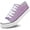 purple, variant on Women’s Classic Low‑Top Canvas Sneakers, Lace‑Up Casual Comfort Walking Tennis Flats for Ladies