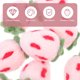 thumbnail image 3 of 10 unids encantadora forma de fresa fieltro fieltro artesanía hecha a mano artesanías DIY DIY Decors, 3 of 5