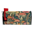 thumbnail image 2 of Yayeee Mailbox Cover Magnetic Standard Size Post Box Cover Wrap Decor, Floral Mushroom, 2 of 9