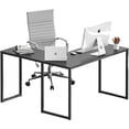 thumbnail image 3 of Mission 40-Inch Home Office Computer Desk, Rustic Brown, 3 of 9