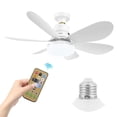 thumbnail image 1 of Ventilador de Techo Zern Blanco con Luz y Control Remoto LED Silencioso para Garage, 1 of 7