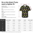 thumbnail image 3 of Man hawaiian tshirt for Gho B C T Shirt,Cool Short sleeve T Shirts Lapel collar garment Medium, 3 of 7