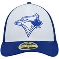 thumbnail image 2 of Men's New Era White/Royal Toronto Blue Jays 2023 On-Field Batting Practice Low Profile 59FIFTY Fitted Hat, 2 of 5