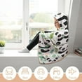 thumbnail image 5 of Wearable Blanket Hoodie for Adults & Kids, Cute Panda Robe Cloak Throw Poncho Flannel Warm Wrap Cape-C4-50x60, 5 of 6
