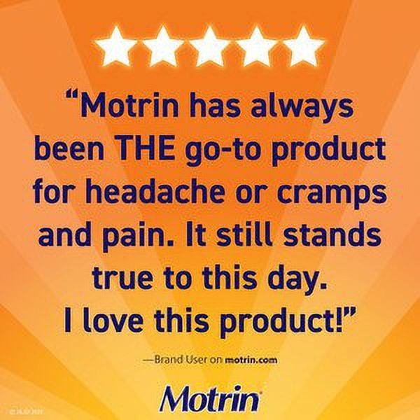 Motrin IB Pain Reliever/Fever Reducer Liquid Gels 120 ea (Pack of 4)