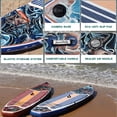 thumbnail image 6 of SamamDally 11'x 34" Inflatable Paddle Boards for Adults, Extra Wide SUP Paddleboards with Premium Accessories, Adjustable Paddle, Removable Fins, Hand Pump & Waterproof Bag, 6 of 6