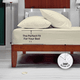 thumbnail image 4 of EASYCOT 4 Piece 800 Thread Count Ultra Soft Egyptian Cotton Bed Sheet Set 15" Inches Deep Pocket ,Wrinkle Resistant & Fade Resistant, Luxury Sheet Set - Ivory, Twin - XL, 4 of 7