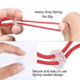 thumbnail image 5 of 8 Pcs Spring Cord Locks Plastic End Fastener Double Holes Clip Rope Toggle Stoppers Sliders, Clear, 5 of 7