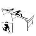thumbnail image 3 of PARTYPONG 8-Foot Folding Beer Pong Table - Trucker Girl Edition (Base Model), 3 of 4
