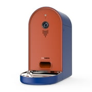 Dogness Automatic WiFi Dog/Cat Smart Camera Feeder - 6.5 Lbs. Large Capacity, App Control Food Dispenser with WiFi, Portion Control, Voice Recording, Timer Programmable - Blue/Orange
