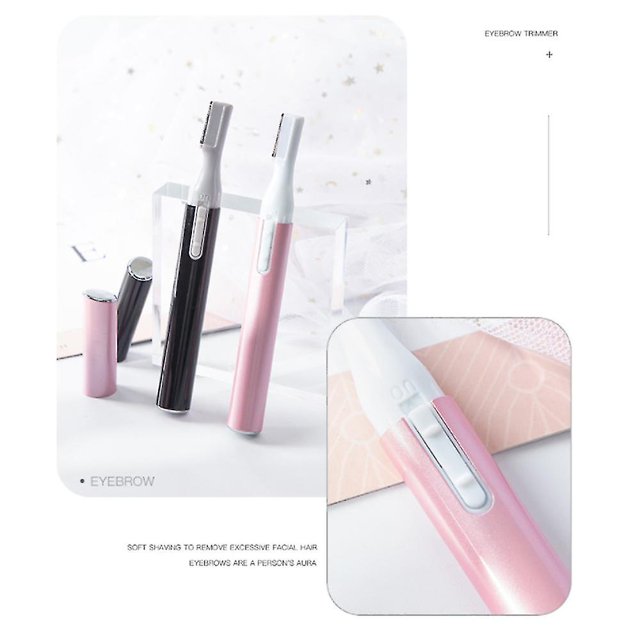 Mini afeitadora giratoria para mujer, Bikini eléctrico, recortadora de precisión Facial, Kit de maquinilla de afeitar para cejas, removedor de vello corporal para piernas y axilas