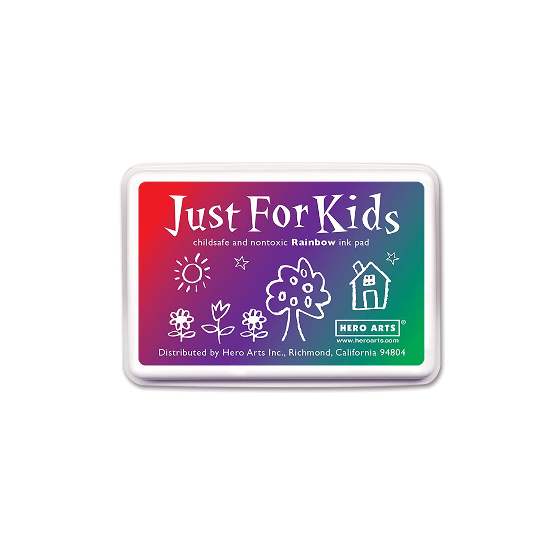 Hero Arts Just for Kids 3-Color Rainbow Ink Pad, Pack of 6
