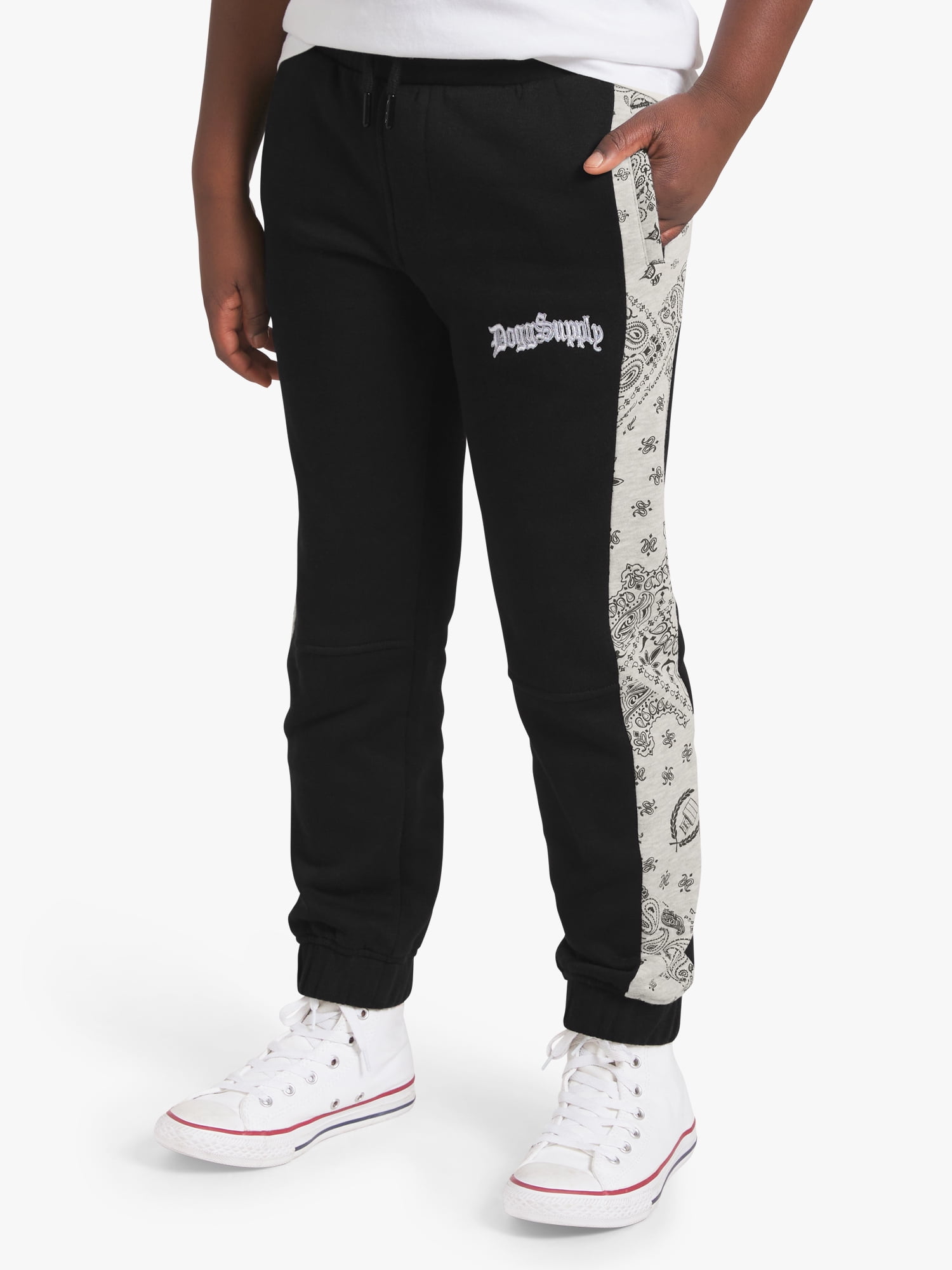 Dogg Supply by Snoop Dogg Little Boys & Big Boys Fleece Joggers, Sizes 4-18