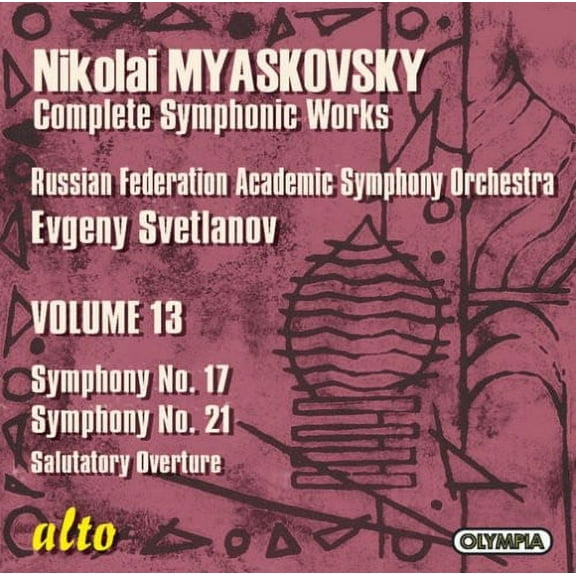 Evgeny Svetlanov - Symphonies 17 & 21 - Music & Performance - CD