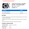 thumbnail image 2 of Auxiliary Fan Assembly - Compatible with 2014 - 2016 Hyundai Elantra 2015, 2 of 2