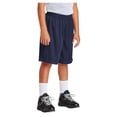 thumbnail image 4 of Yellow Rooster Youth PosiCharge Double-Layer Classic Mesh Short True Navy M, 4 of 8