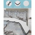 thumbnail image 4 of Gray Elephants Twin Size Down Alternative Comforter, Lightweight Comforter Quilt Bedding Set with Pillow Shams Modern Vintage Elephants Blowing Bubbles All Seasons Bed Comforter Duvet Insert 68"x86", 4 of 7