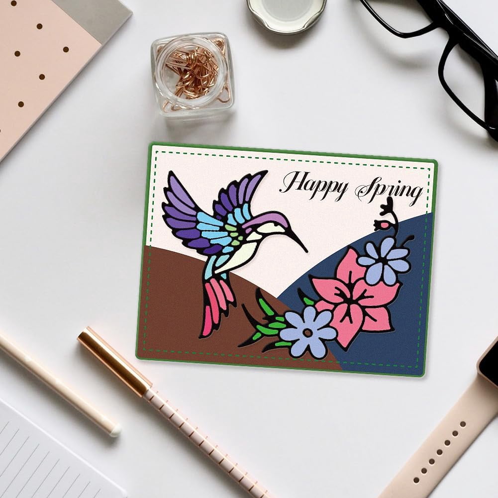 Die Cuts Birds Hummingbird Metal Die Cuts For Card Making - Embossing ...