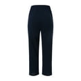 thumbnail image 7 of Sngxgn Womens Wide Leg Pants High Waisted Joggers Loose Lounge Pants(Blue,XL), 7 of 7