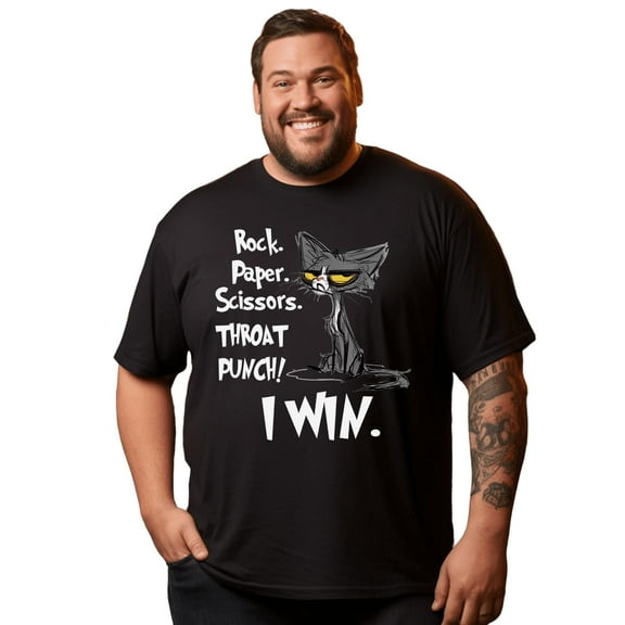 Men T Shirt for Big & Tall Man Graphic Short Sleeve Plus Size Oversized Tee Tshirts 4XLT T0 5641 117