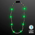 thumbnail image 4 of FlashingBlinkyLights Light Up Beaded Mardi Gras Necklace (Set of 12), 4 of 5