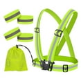 thumbnail image 2 of Equipo reflectante con bandas de alta visibilidad para correr, trotar, caminar y andar en bicicleta, 2 of 8