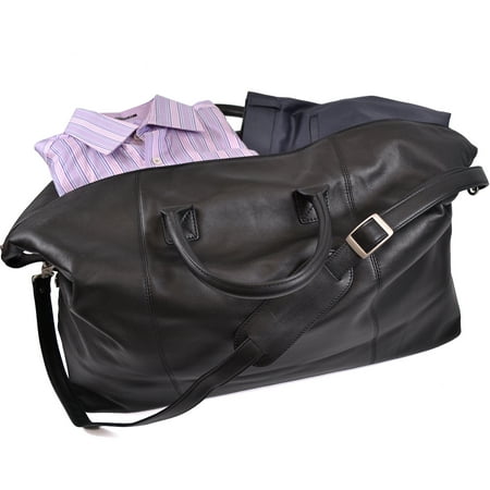 Royce Leather Weekender Duffel Bag