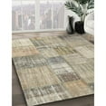 thumbnail image 3 of Ahgly Company Machine Washable Indoor Rectangle Contemporary Khaki Green Area Rugs, 4' x 6', 3 of 7