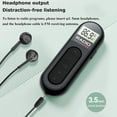 thumbnail image 3 of Pocket Fm Radio Portable 76-108mhz Radio Receiver W/ Backlight Lcd Display N8, 3 of 4