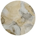 thumbnail image 2 of Addison Rugs Chantille Indoor/Outdoor Transitional Watercolors Brown Washable Round Rug, 8' x 8', 2 of 6