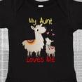 thumbnail image 4 of Inktastic My Aunt Loves Me Llama Boys or Girls Baby Bodysuit, 4 of 5