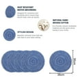 thumbnail image 2 of Cotton yarn round table mat, hand-woven anti-slip soup plate, bowl mat, cup heat insulation, 2 of 6