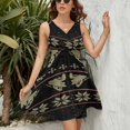 thumbnail image 3 of Ugly Sweater Style Snowmobile Dress Fashion Beach Long Dresses Female Party Printed Sundress, 3 of 7
