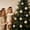 Multicolor 3, variant on Velvet Christmas Ornament Set, Shiny Flocked Hanging Balls, Decorative Holiday Tree Accents, Seasonal Baubles for Christmas Trees, Wreaths, Fireplaces and Indoor Displays