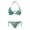 Butterfly Pattern, variant on Ladies Lemon Print Blue Two Piece Bikini Swimsuit Set Halter String Tie Bathing Suit Premium Stitching Removable Padded Swimwear