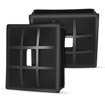 2 Pcs Rv Bumper End Caps Rv Sewer Cap Set Camper Bumper Plugs Travel Trailers Accessories 4 inch